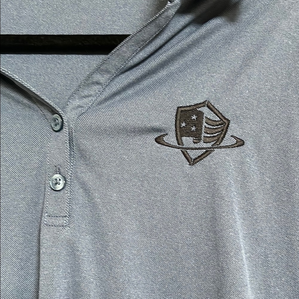 Travis Mathew Men's Blue Polo Shirt - Picture 3 of 6